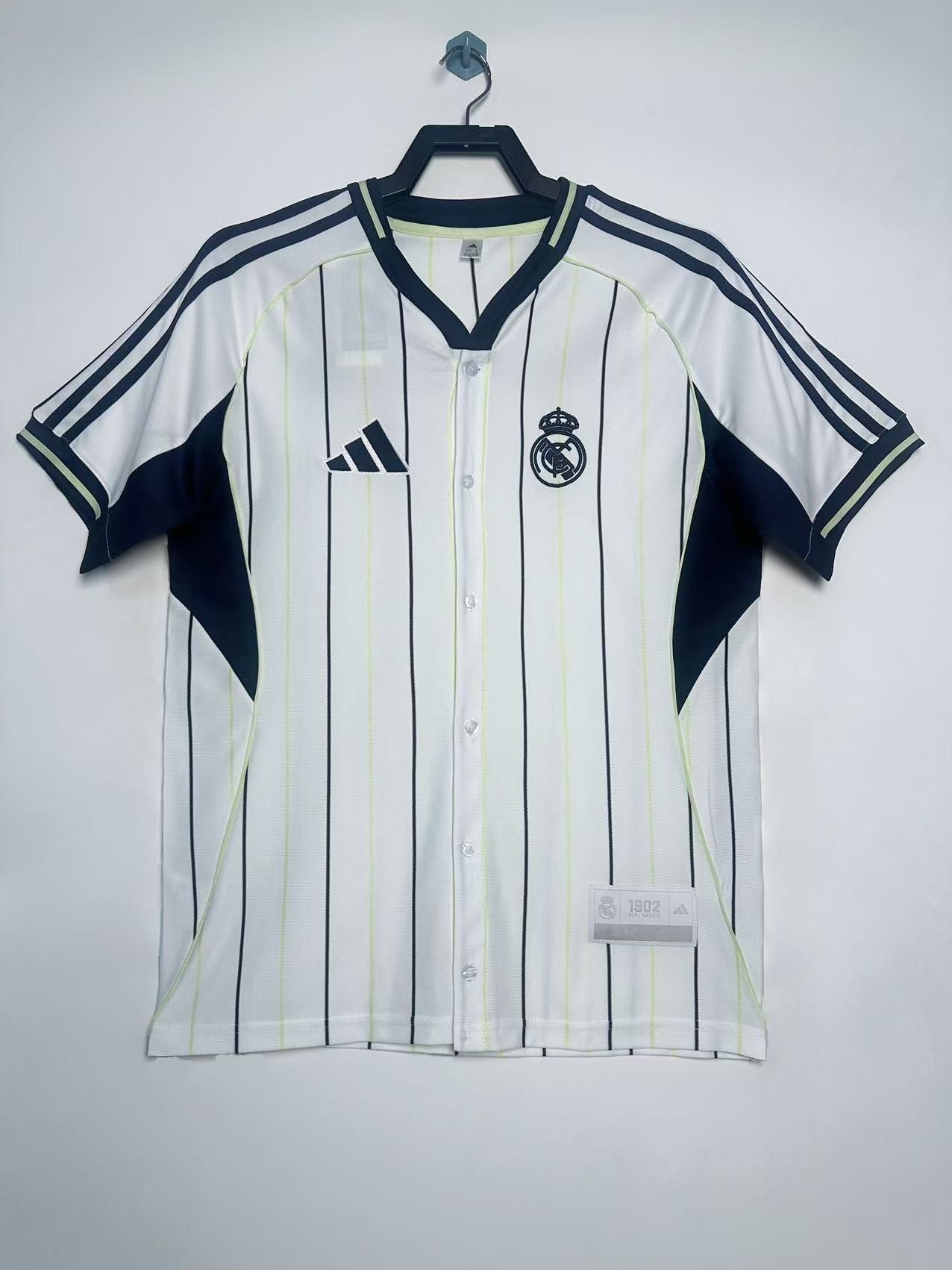 Camiseta retro de béisbol del Real Madrid para hombre - 2025
