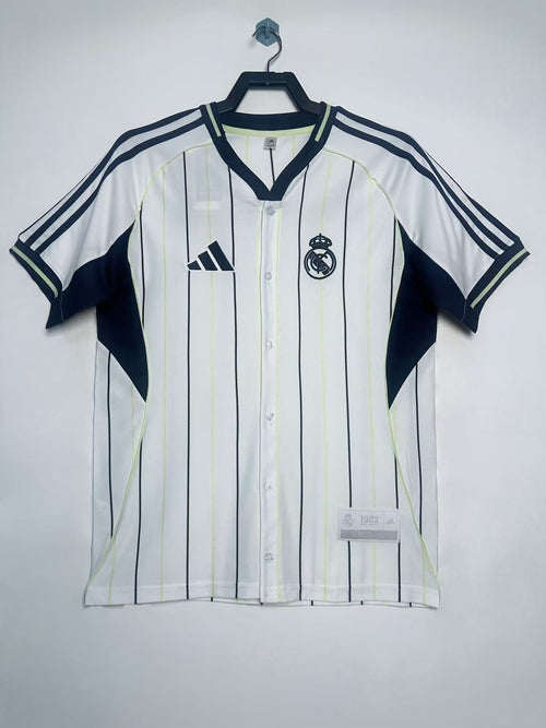 Camiseta retro de béisbol del Real Madrid para hombre - 2025