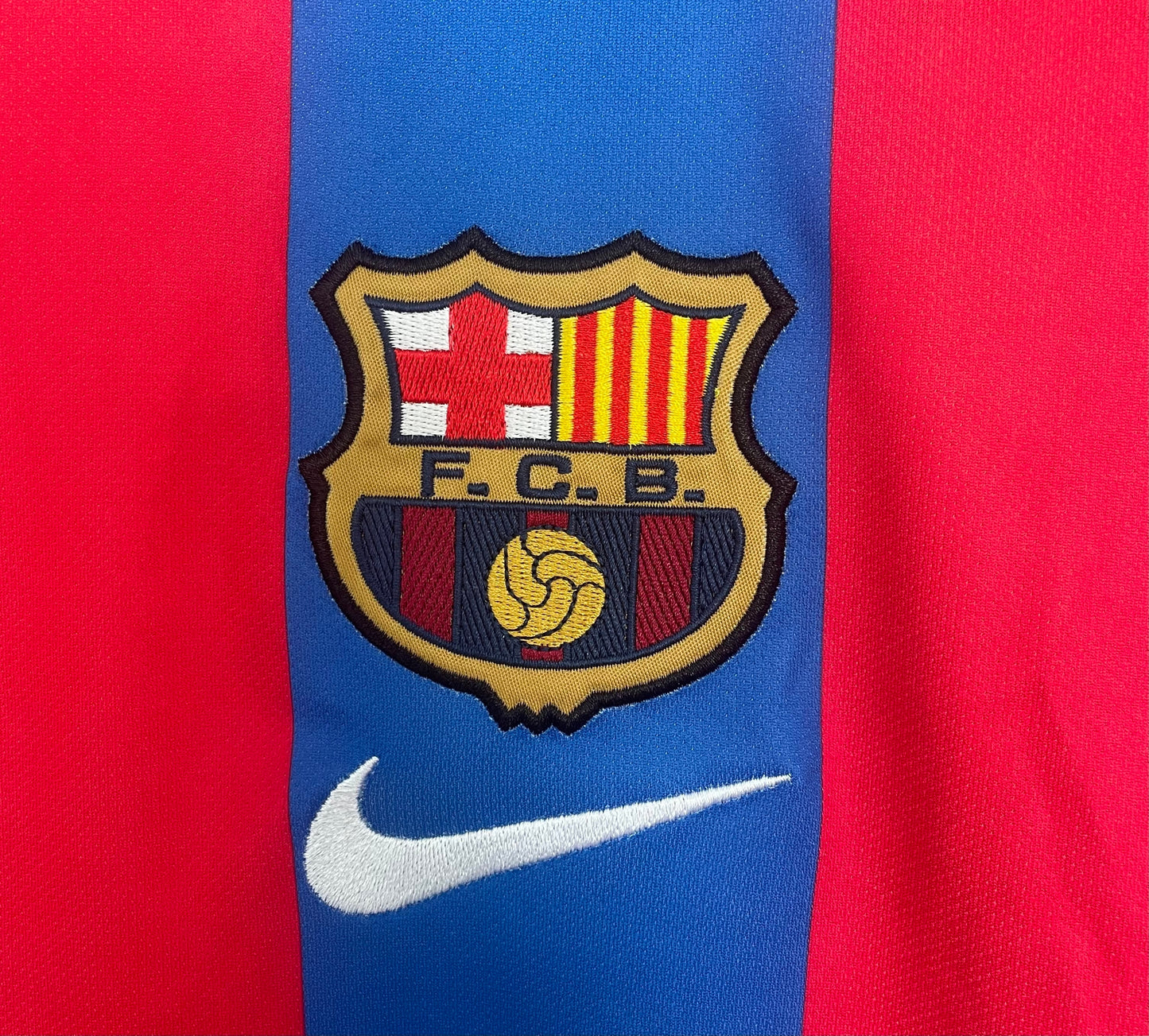 Camiseta retro de hombre del FC Barcelona (local) - Temporada 2001/02