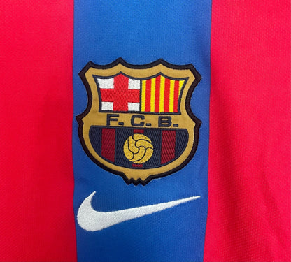 Camiseta retro de hombre del FC Barcelona (local) - Temporada 2001/02