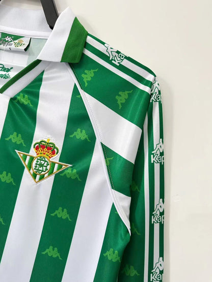 Maillot Rétro Homme Manches Longues Real Betis - 1995/97