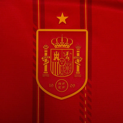Man's Long Sleeve Spain National Team Home - 26/27