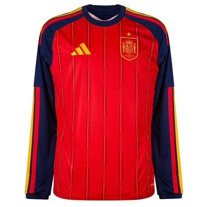 Man's Long Sleeve Spain National Team Home - 26/27