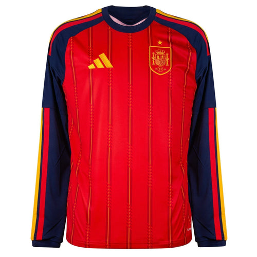 Man's Long Sleeve Spain National Team Home - 26/27
