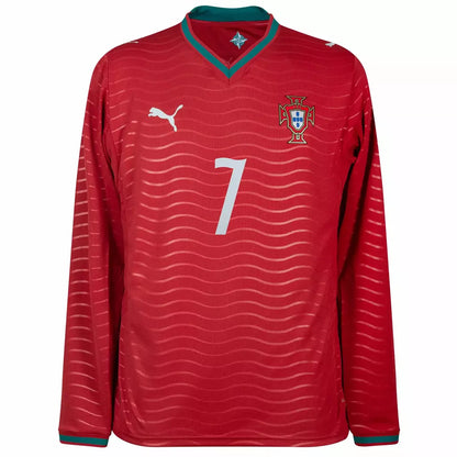 Man's Long Sleeve Portugal National Team Home - 26/27