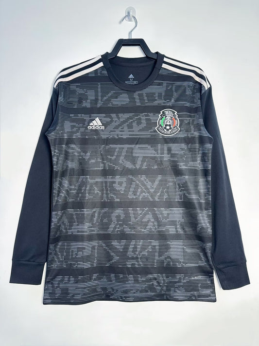 Hombre Manga Larga Retro Selección Nacional de México Local - 2019