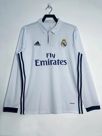 Retro Long Sleeve Real Madrid Adidas  - 2016/17