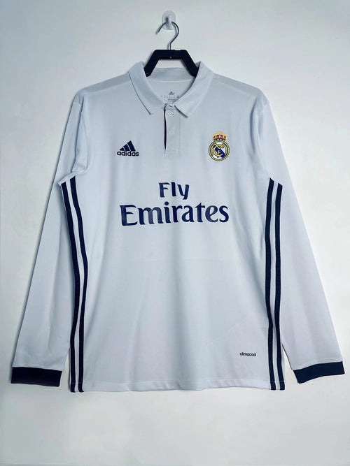 Retro Long Sleeve Real Madrid Adidas  - 2016/17