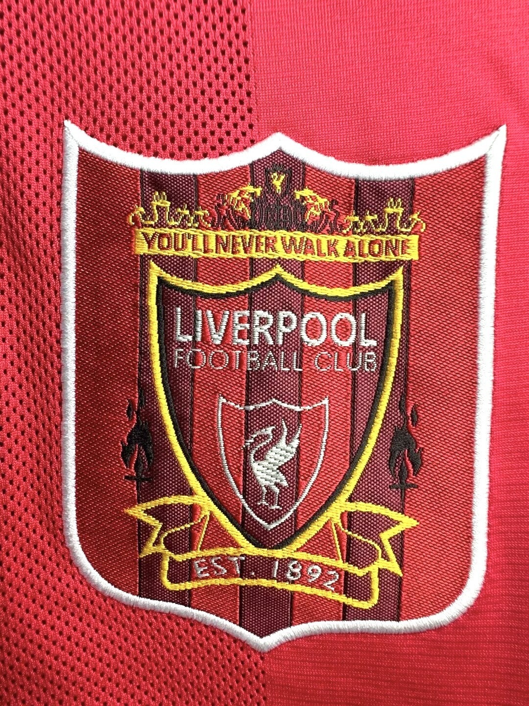 Maillot de football rétro homme manches longues Liverpool domicile - 1995/1996