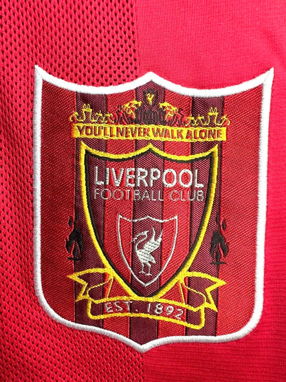 Maillot de football rétro homme manches longues Liverpool domicile - 1995/1996