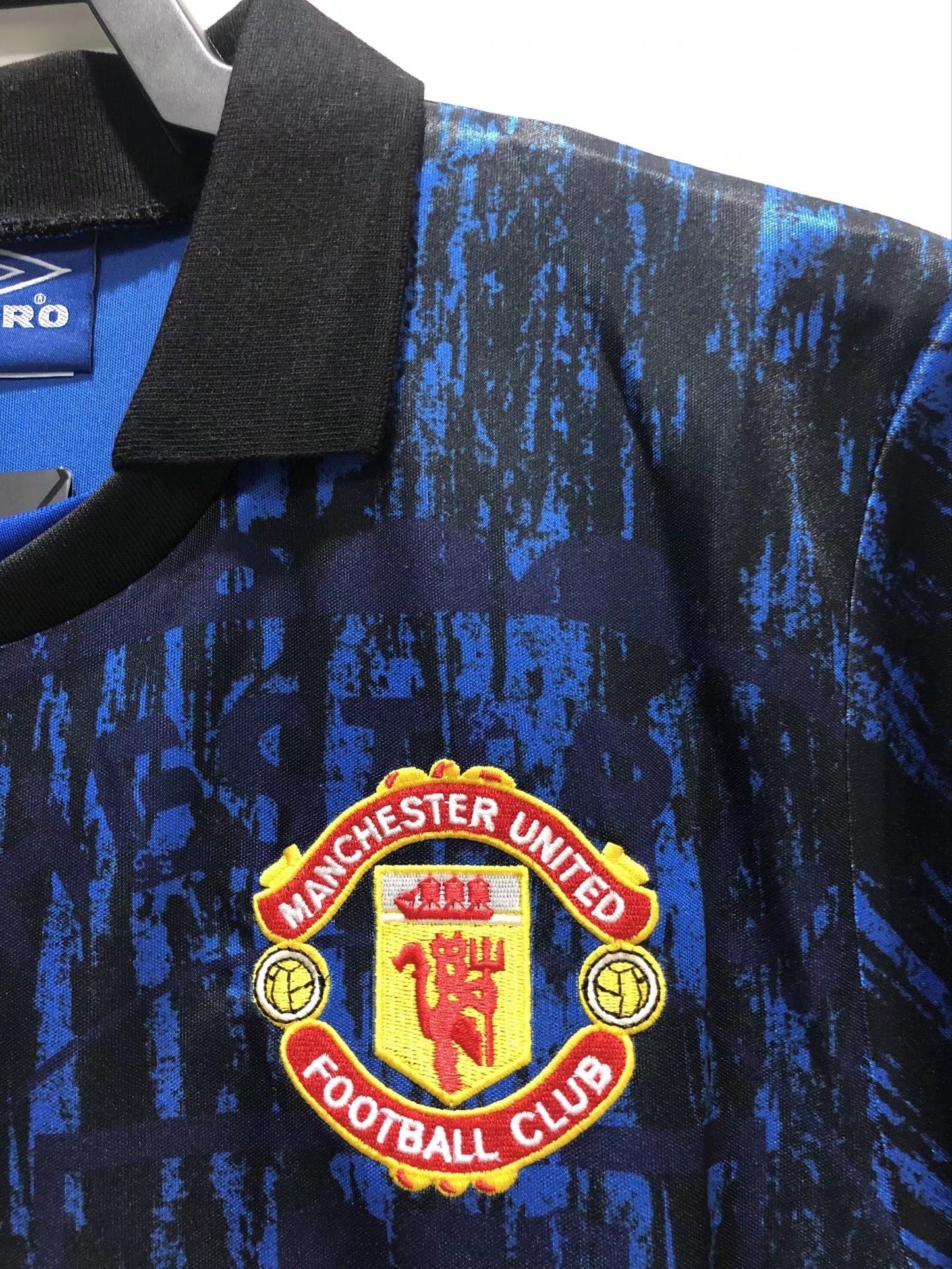 Maillot Rétro Homme Manchester United Noir - 1993