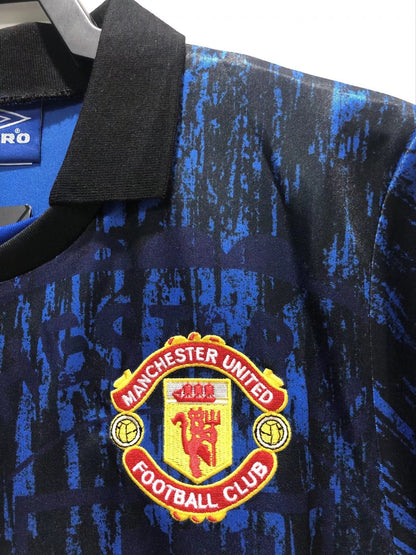 Maillot Rétro Homme Manchester United Noir - 1993