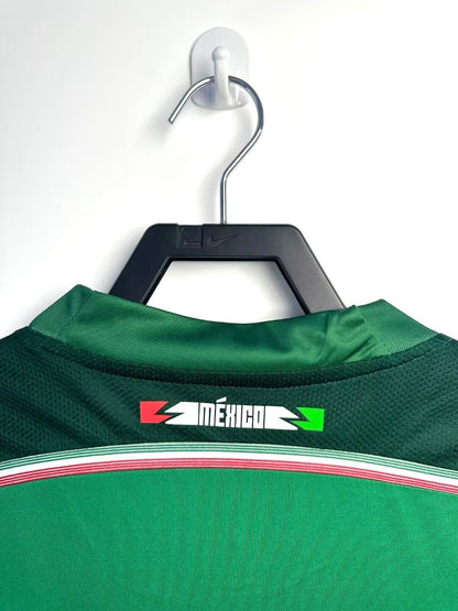 Maillot Rétro Homme Équipe Nationale du Mexique Domicile Vert - 2014