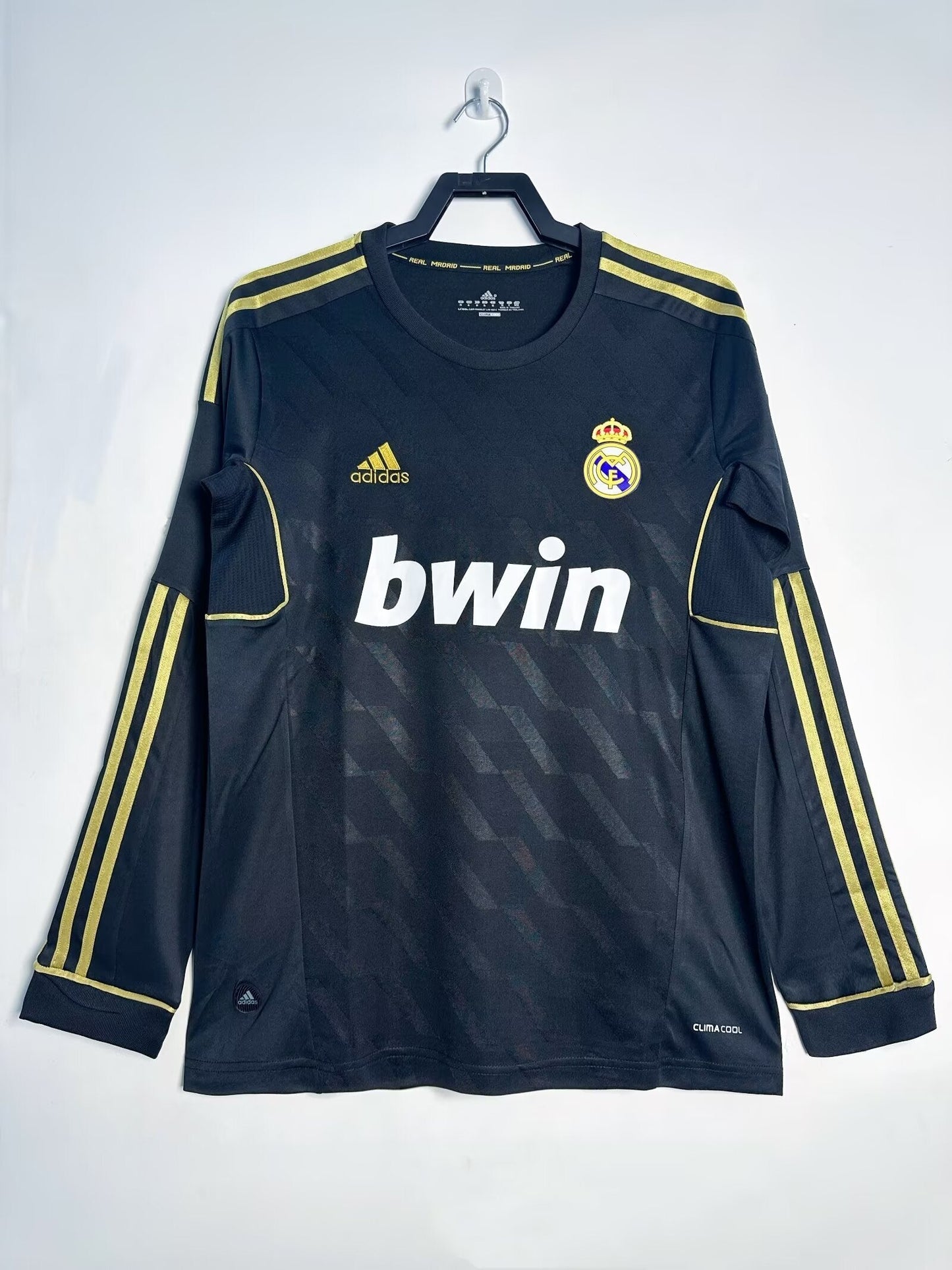 Retro Long Sleeve Real Madrid Adidas Away - 2011/12