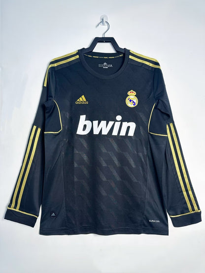 Retro Long Sleeve Real Madrid Adidas Away - 2011/12