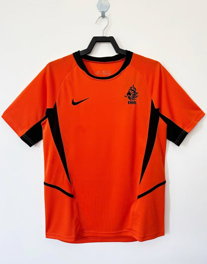 Camiseta Retro de Hombre Selección Nacional de los Países Bajos - 2002