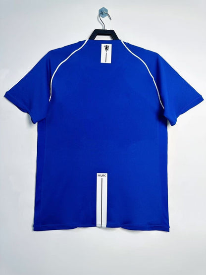 Maillot Rétro Homme Manchester United Bleu Gardien de But - 2007/08