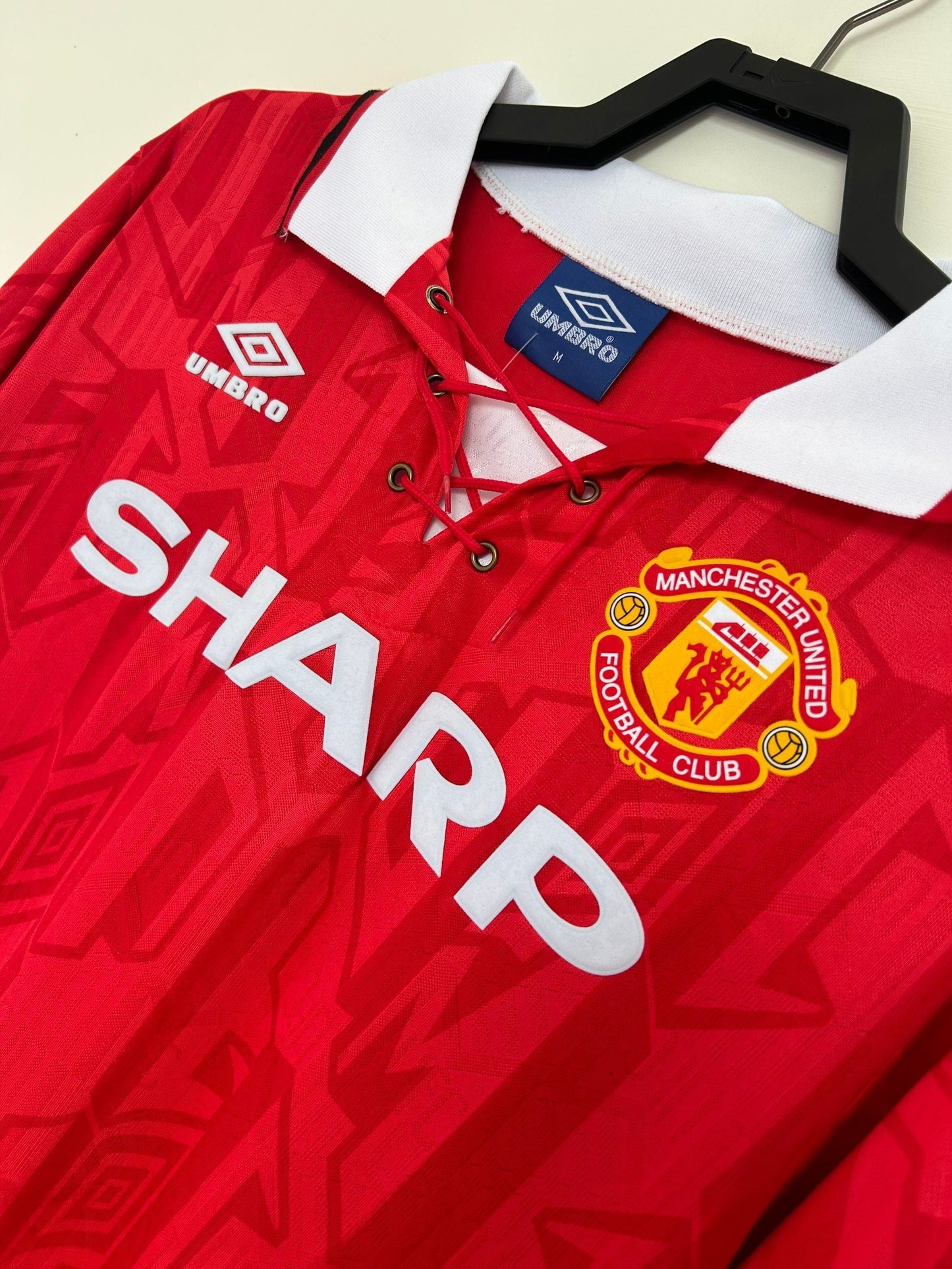 Maillot rétro homme à manches longues Manchester United – 1992/94
