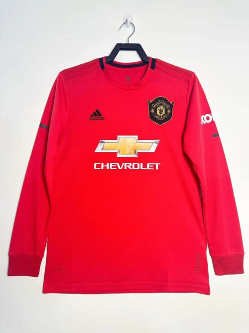 Retro Manga Larga Manchester United Local - 2019/20