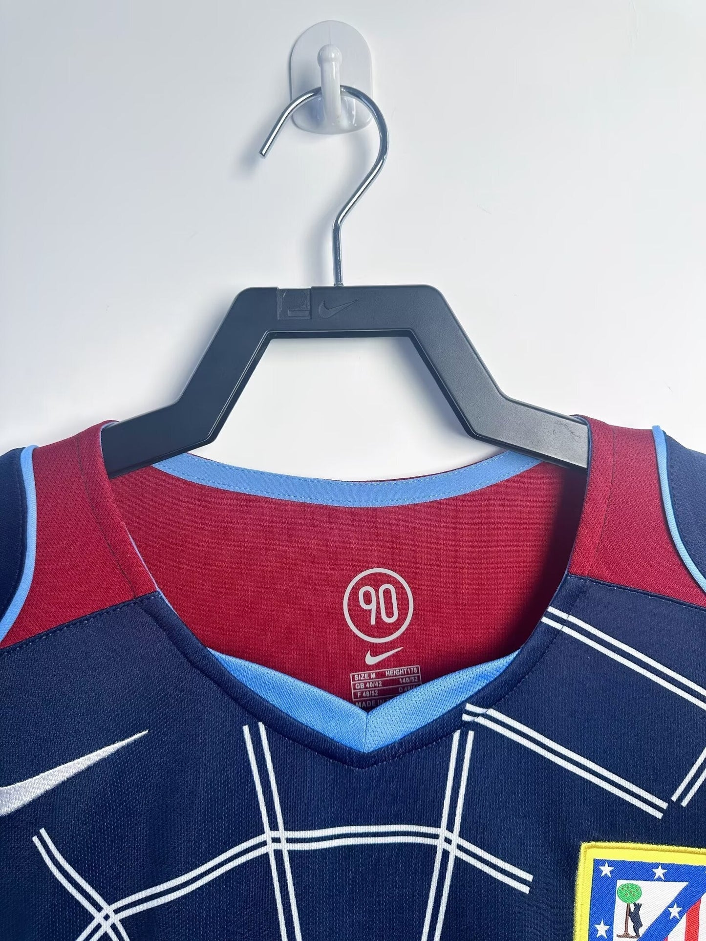 Maillot Rétro Homme Manches Longues Atlético de Madrid Extérieur - 2004/05