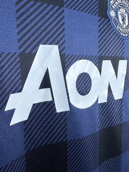 Maillot Rétro Homme Manches Longues Manchester United Extérieur - 2013/14