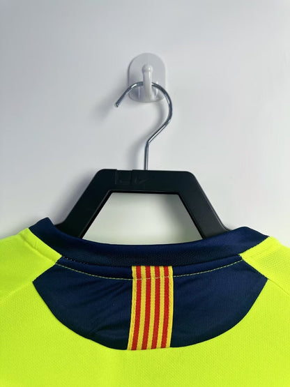 Maillot Rétro Homme Manches Longues Extérieur Barcelone - 2005/06