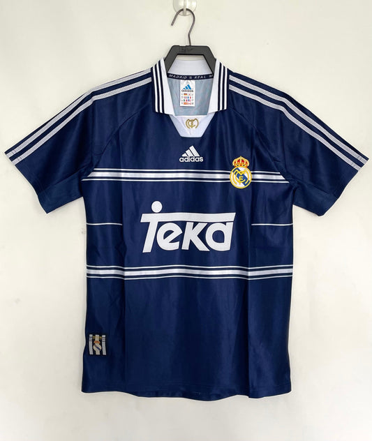Camiseta retro de hombre del Real Madrid de visitante - 1998/99