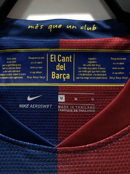 Maillot Rétro Homme Manches Longues Domicile Barcelone - 2008/09