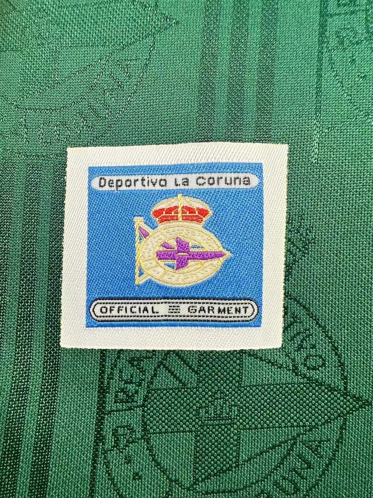 Camiseta retro de manga larga para hombre del Deportivo La Coruña - Temporada 1999/00