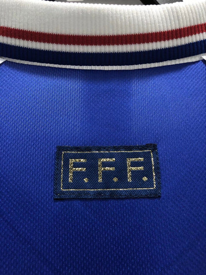 Camiseta Retro Hombre Manga Larga Selección Nacional de Francia Local - 1998