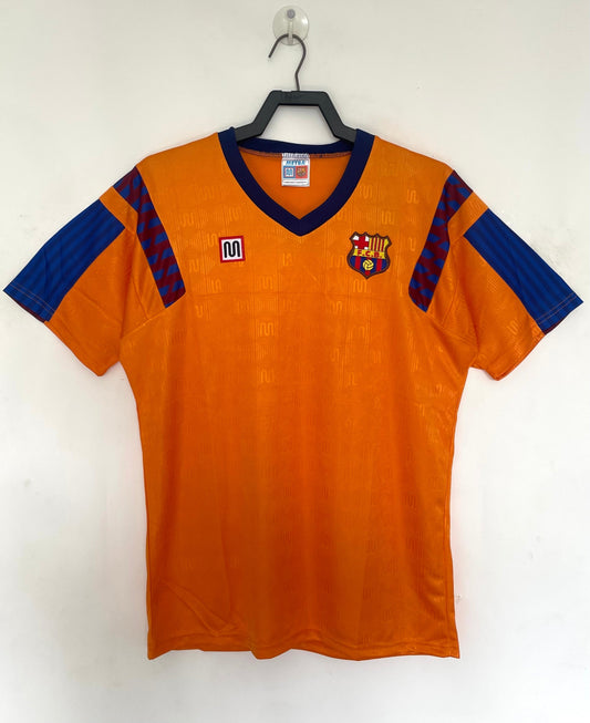 Camiseta retro de visitante del FC Barcelona para hombre - 1989/92