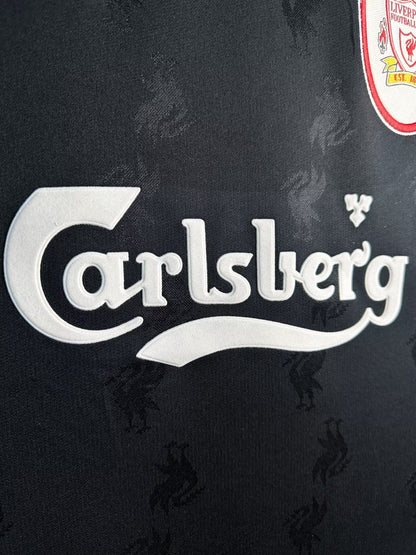 Camiseta Retro Liverpool Negra para Hombre - 1996/1997