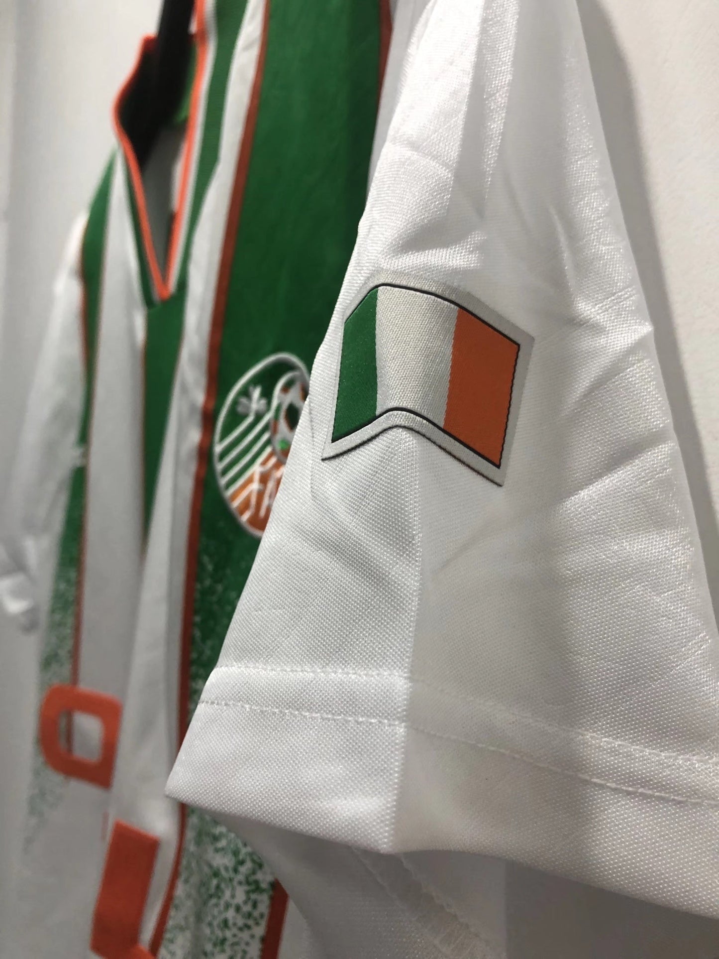 Camiseta Retro de Hombre Selección de Irlanda Visitante con Patrocinadores - 1994
