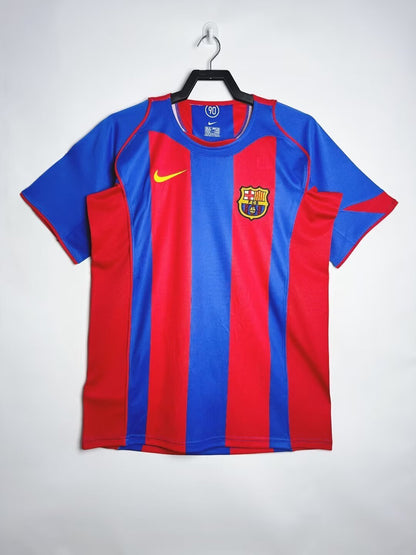 Maillot Rétro Homme Domicile FC Barcelone - 2004/2005