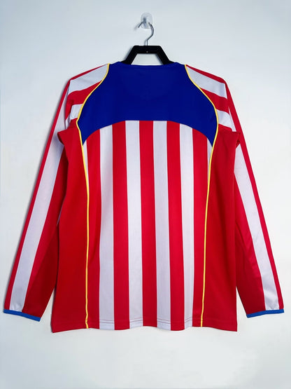 Maillot Rétro Homme Manches Longues Atlético de Madrid - 2004/05
