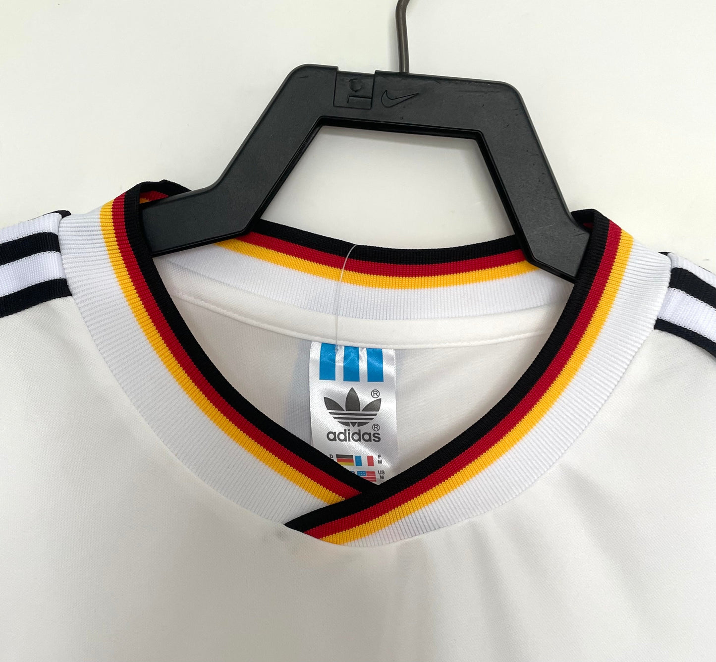 Maillot rétro pour homme de l'équipe nationale d'Allemagne - 1986