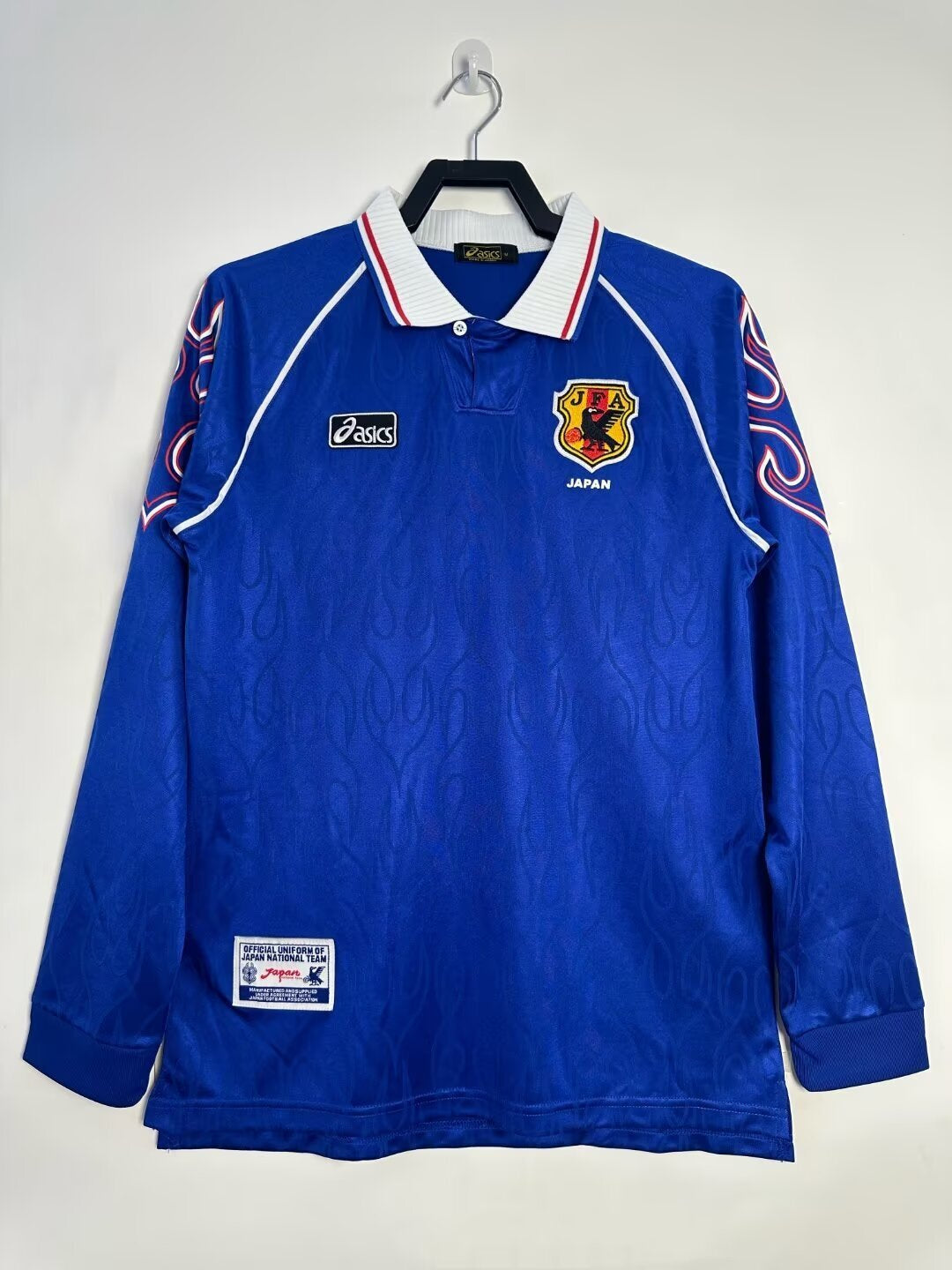 Maillot Rétro Homme Manches Longues Équipe Nationale du Japon Domicile - 1998
