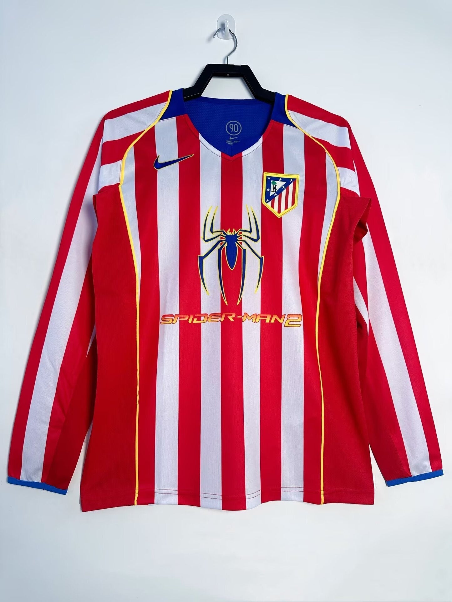 Maillot Rétro Homme Manches Longues Atlético de Madrid - 2004/05