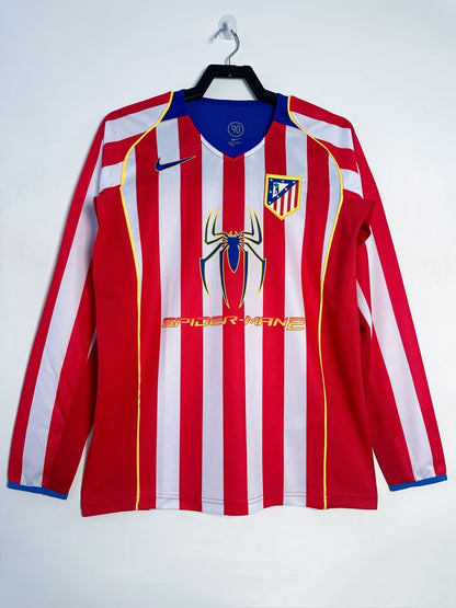 Maillot Rétro Homme Manches Longues Atlético de Madrid - 2004/05
