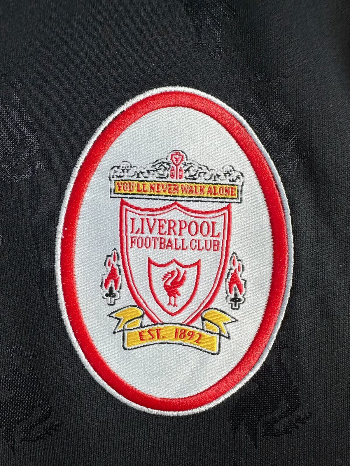 Camiseta Retro Liverpool Negra para Hombre - 1996/1997