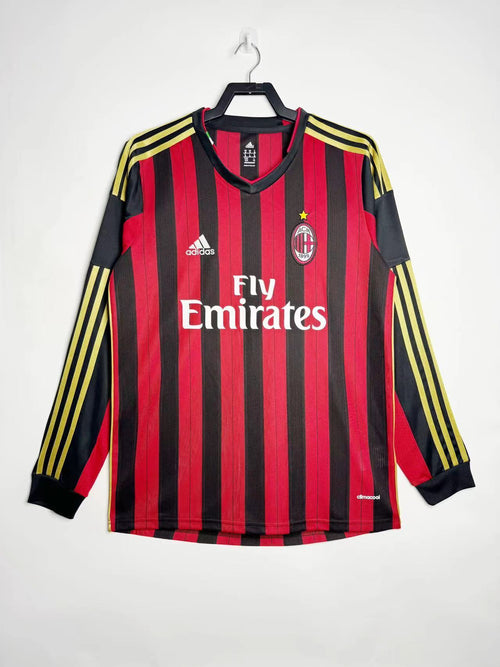 Camiseta retro de manga larga del Milan para hombre - 2013/2014