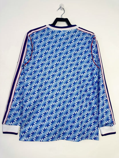 Maillot Rétro Manches Longues Extérieur Manchester United - 1990/92