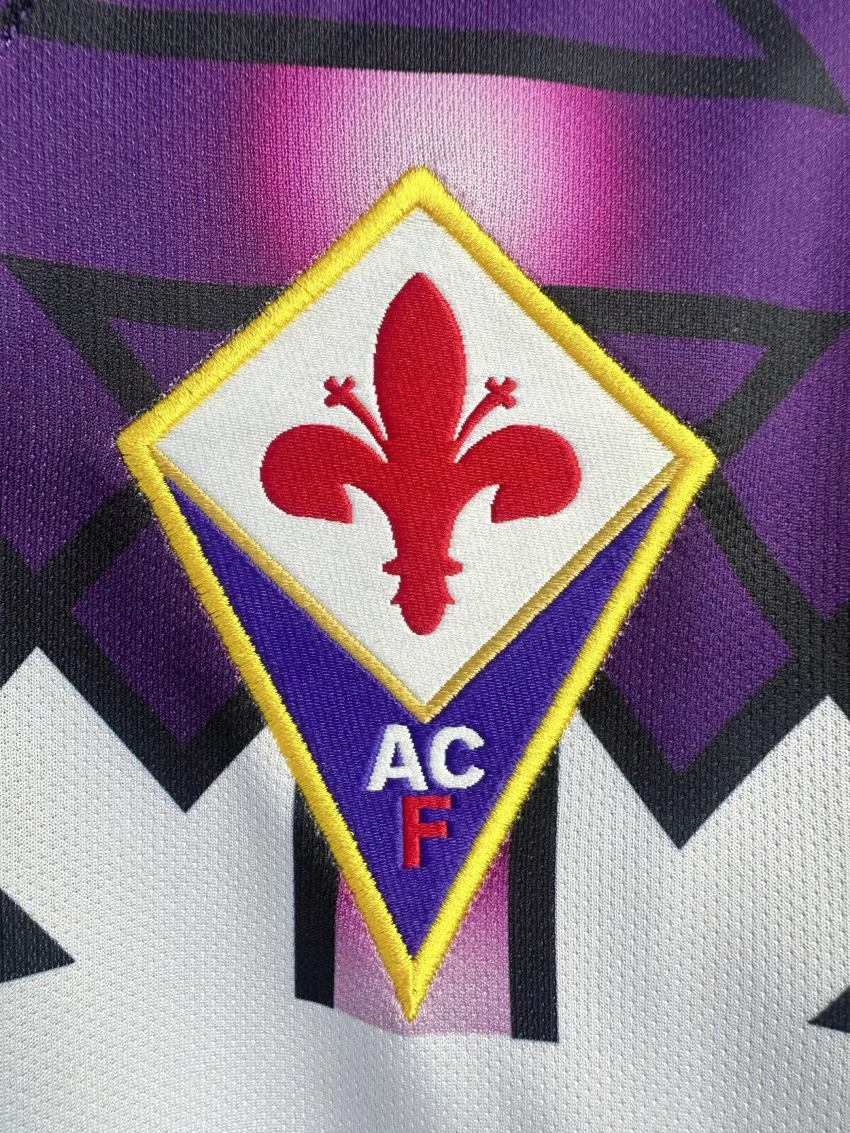 Maillot rétro homme à manches longues Fiorentina extérieur - 1992/93