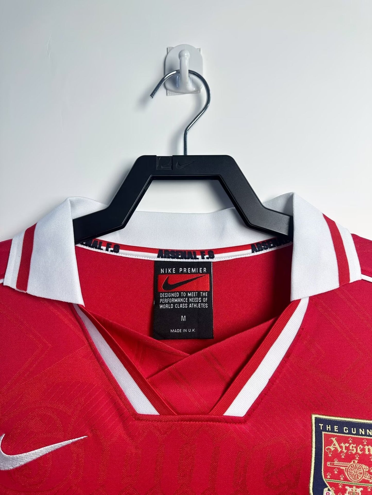 Maillot domicile rétro homme Arsenal Manches longues - Saison 1996/97