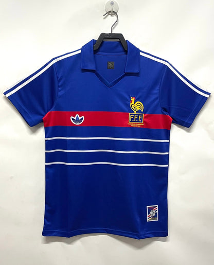 Camiseta retro de hombre Selección Nacional de Francia local - 1984