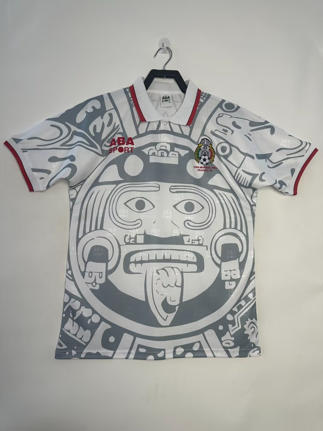 Camiseta retro de visitante de la Selección Nacional de México para hombre - 1998