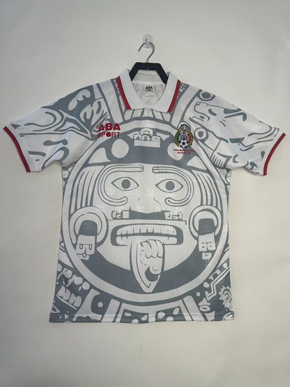 Camiseta retro de visitante de la Selección Nacional de México para hombre - 1998
