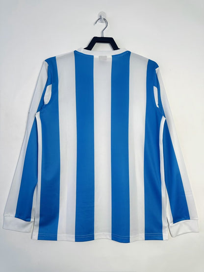 Maillot domicile de l'équipe nationale d'Argentine rétro à manches longues pour homme - 1986