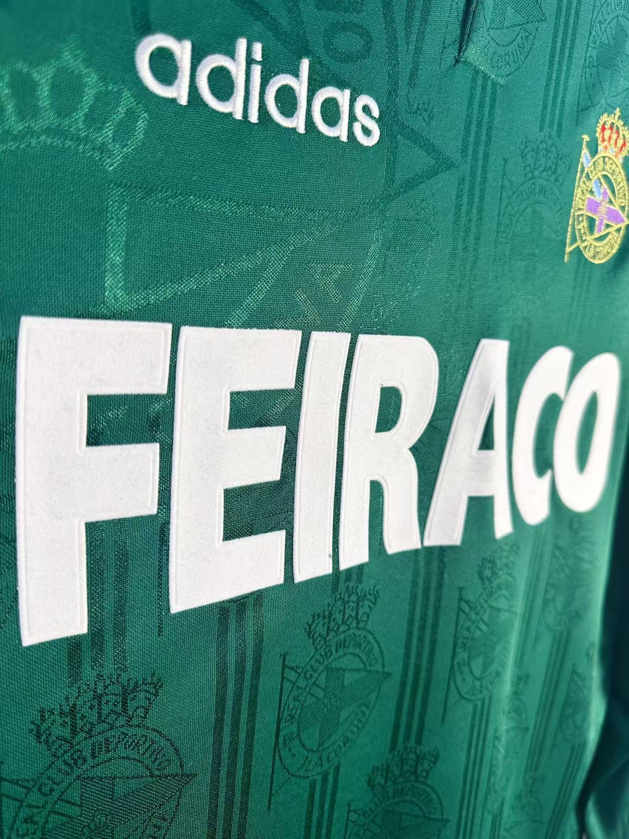 Camiseta retro de manga larga para hombre del Deportivo La Coruña - Temporada 1999/00