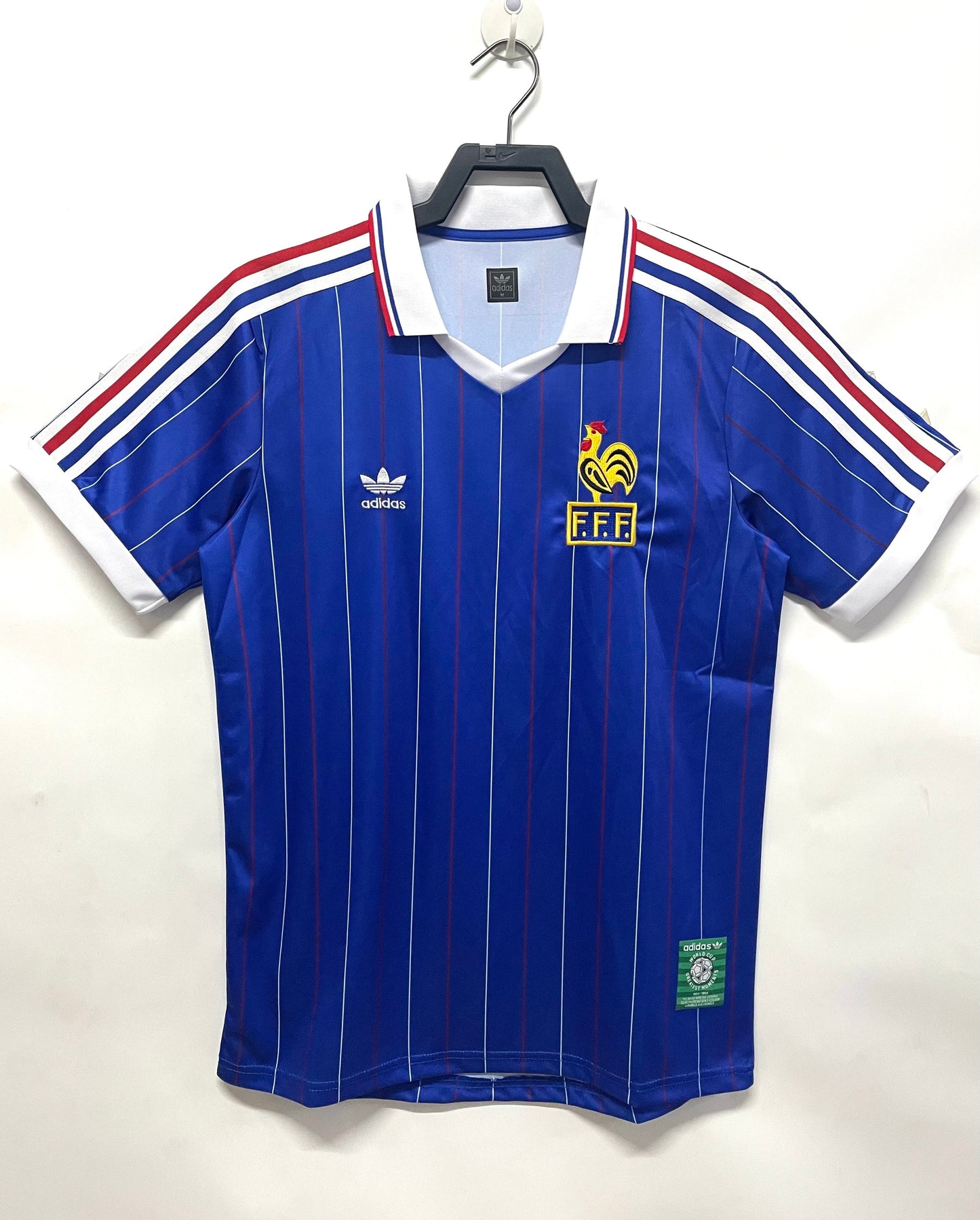 Jersey retro de la selección nacional de Francia para hombre - 1982